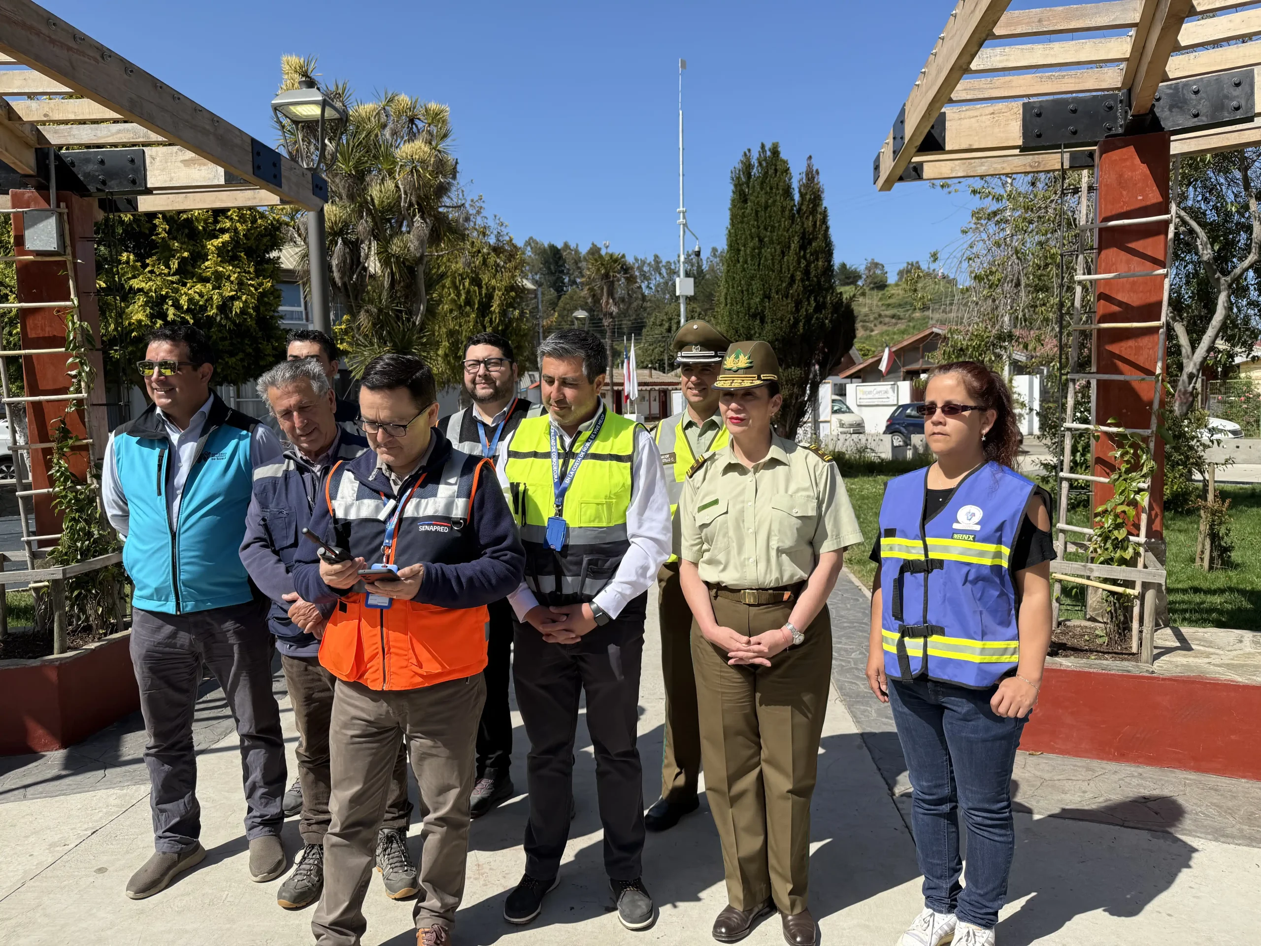 Cobquecura participo del simulacro de terremoto y tsunami organizado por SENAPRED