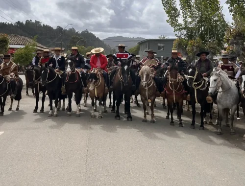 Buchupureo celebro con su Cabalgata de los Buenos Amigos