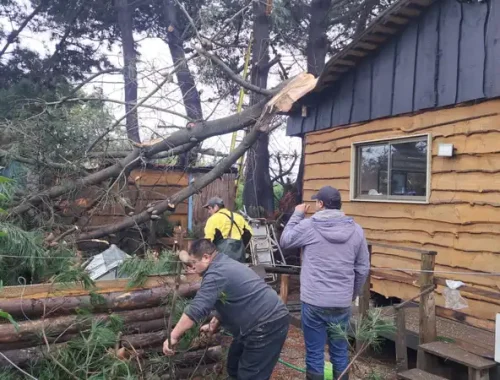 Temporal en Cobquecura sorprende a la comunidad
